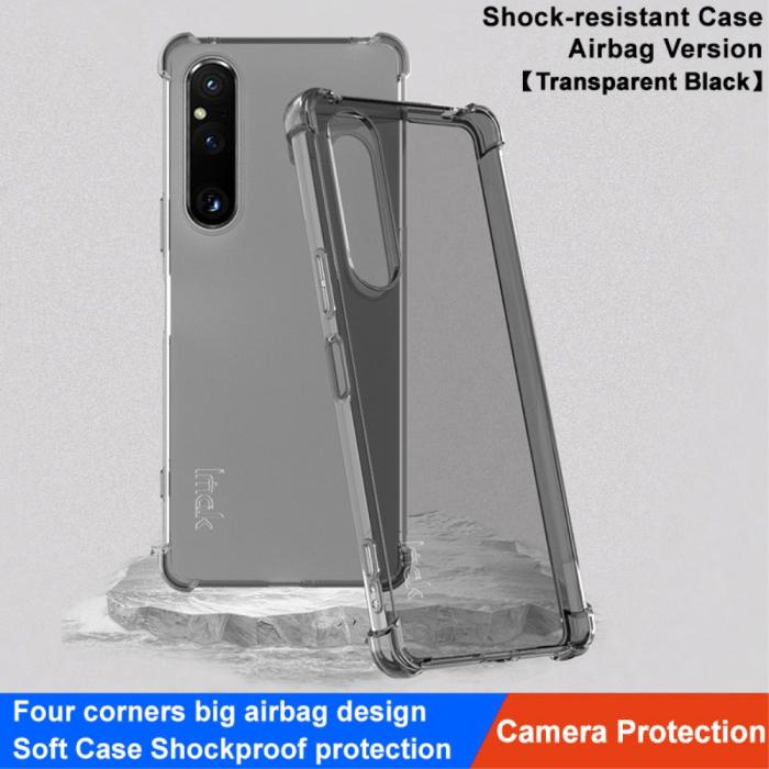 Bild 2, IMAK IMAK Sony Xperia 1 V Skal Airbag Shockproof Tonad Svart - Teknikhallen.se