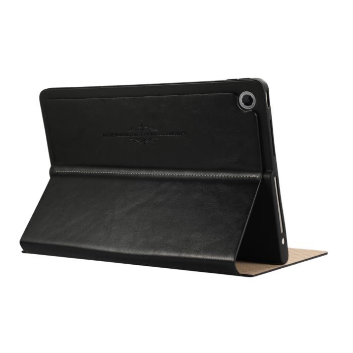 Bild 4,  Lenovo Tab Plus Fodral Läder Svart - Teknikhallen.se