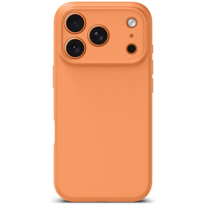 Bild 4, Tech-Protect Tech-Protect iPhone 17 Pro Max Skal MagSafe Silicone Cosmic Orange - Teknikhallen.se