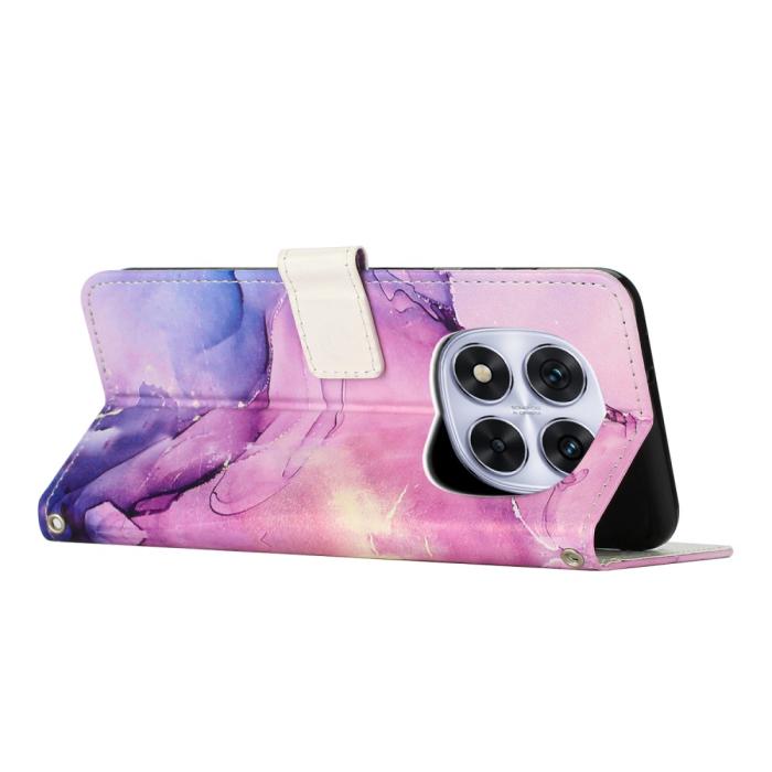 Bild 3,  Xiaomi Redmi Note 14 Pro/Pro Plus 5G Fodral Marmor Lila - Teknikhallen.se