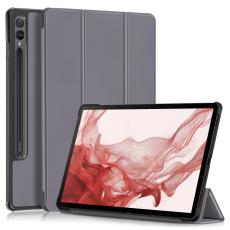  Samsung Galaxy Tab S9 Fodral Tri-Fold Gr&aring; - Teknikhallen.se