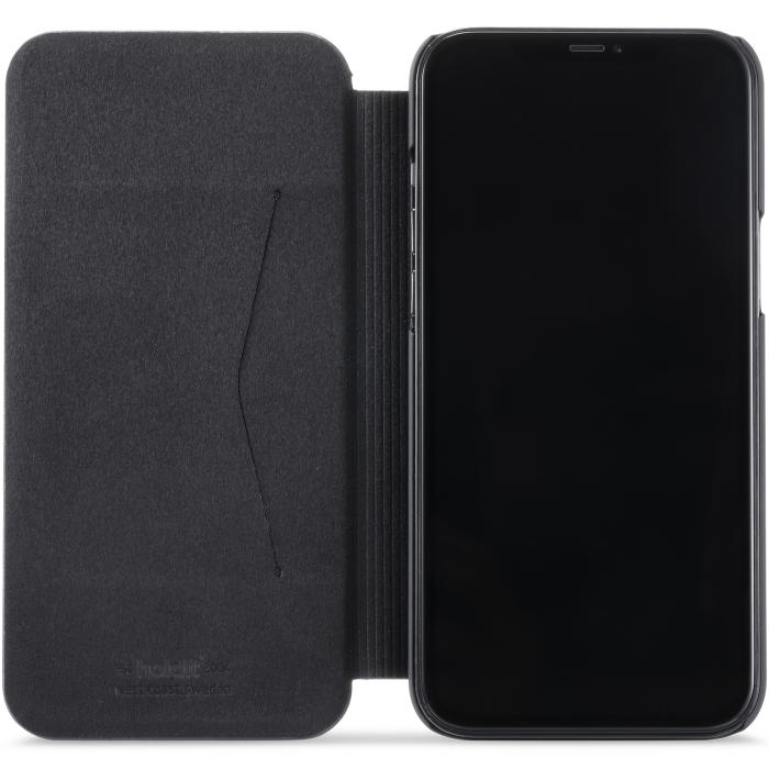 Bild 2, holdit holdit iPhone 12 Pro Max - Slim Flip Fodral - Svart - Teknikhallen.se