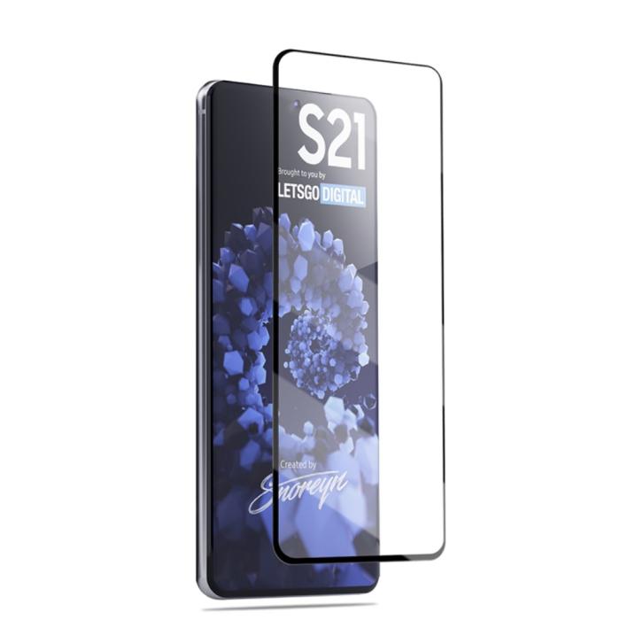 Bild 2, AMORUS Samsung Galaxy S21 - AMORUS Heltäckande Skärmskydd I Härdat Glas - Teknikhallen.se