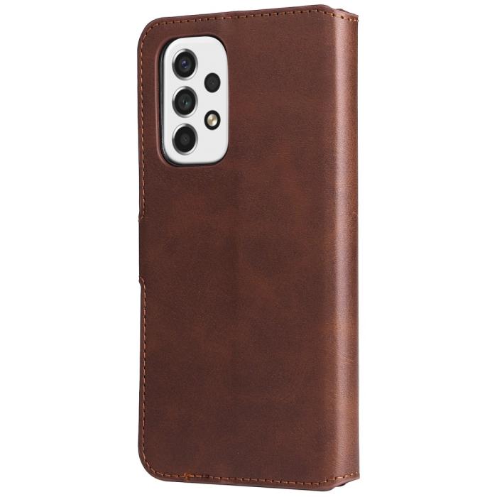 Bild 3,  Samsung Galaxy A53 5G Fodral Solid Läder Brun - Teknikhallen.se