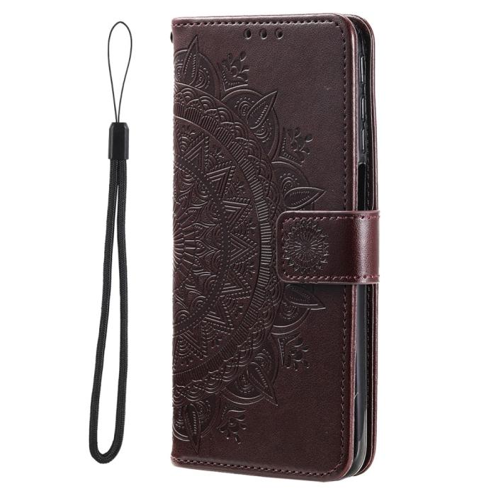 Bild 2,  Xiaomi Redmi Note 11 Pro 5G Fodral Mandala Läder Brun - Teknikhallen.se