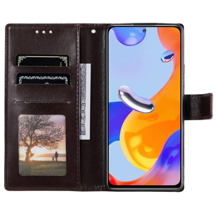 Bild 4,  Xiaomi Redmi Note 11 Pro 5G Fodral Mandala Läder Brun - Teknikhallen.se