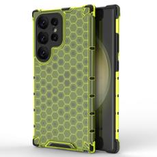  Galaxy S24 Ultra Skal Honeycomb Shockproof Hybrid Gr&ouml;n - Teknikhallen.se