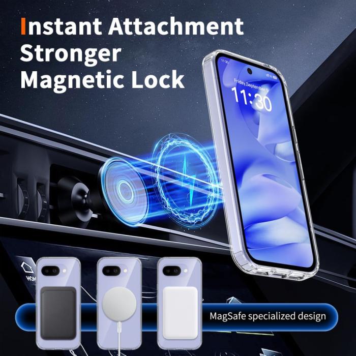 Bild 5, Tech-Protect Tech-Protect Google Pixel 10a Skal MagSafe FlexAir Hybrid - Teknikhallen.se