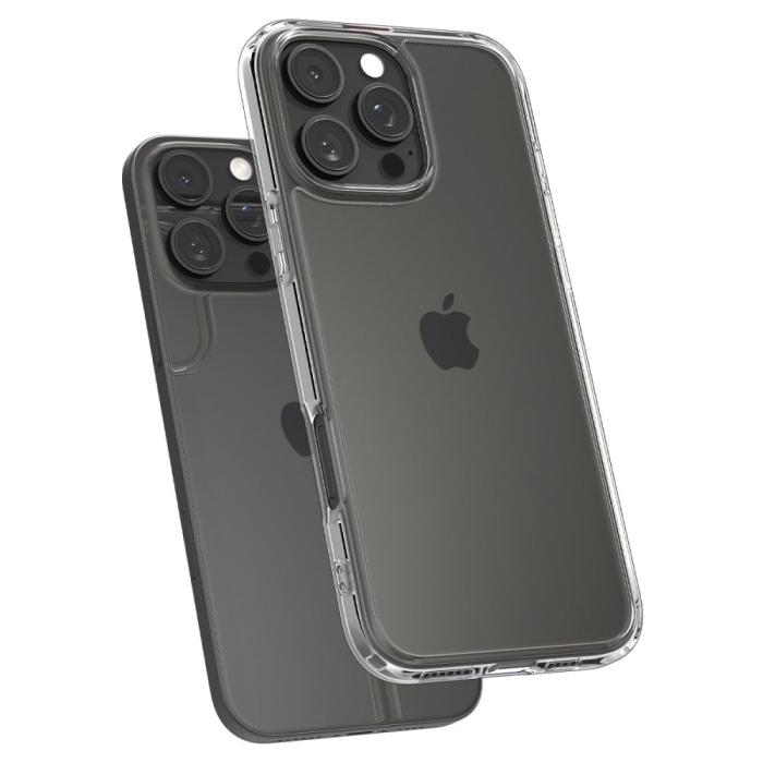 Bild 5, Spigen Spigen iPhone 16 Pro Max Skal Ultra Hybrid Crystal Clear - Teknikhallen.se