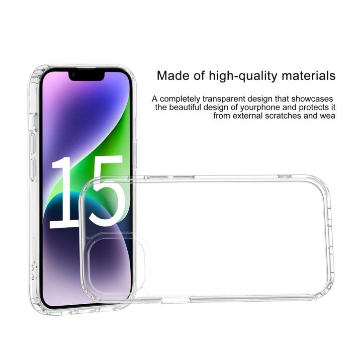 Bild 3, LEEU DESIGN LEEU DESIGN iPhone 15 Skal Akryl/TPU Transparent - Teknikhallen.se