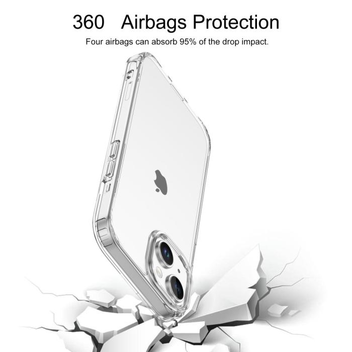 Bild 5, LEEU DESIGN LEEU DESIGN iPhone 15 Skal Akryl/TPU Transparent - Teknikhallen.se