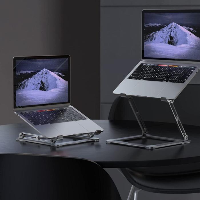 Bild 6, Tech-Protect Tech-Protect Prodesk Laptop Stativ Universal Grå - Teknikhallen.se