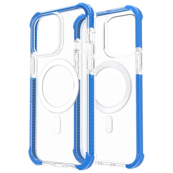 Bild 3,  iPhone 15 Pro Max Skal MagSafe Shockproof Akryl Blå - Teknikhallen.se