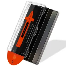  [2-PACK] Samsung S25 Ultra Privacy Sk&auml;rmskydd I H&auml;rdat Glas - Med Monteringsram - Teknikhallen.se