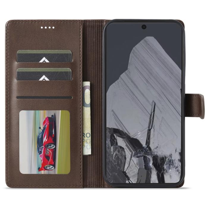Bild 2, LC.IMEEKE LC.IMEEKE Google Pixel 9 Pro XL Fodral Brun - Teknikhallen.se