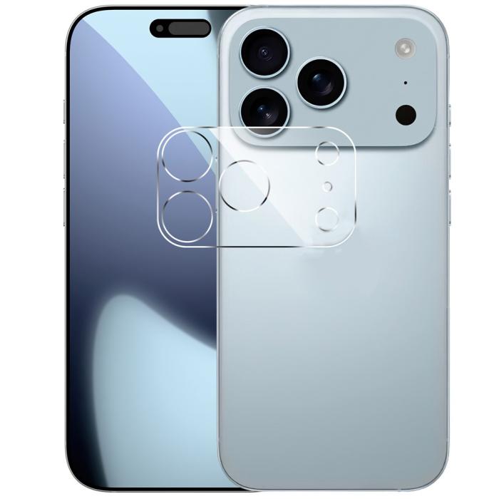 Bild 2,  iPhone 17 Pro Max Linsskydd Härdat Glas Transparent - Teknikhallen.se