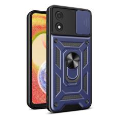  Motorola Moto E13 Skal CamShield Ring Bl&aring; - Teknikhallen.se