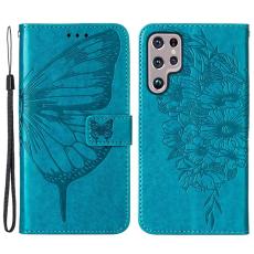  Samsung Galaxy S23 Ultra Fodral Fj&auml;ril Tryck Bl&aring; - Teknikhallen.se
