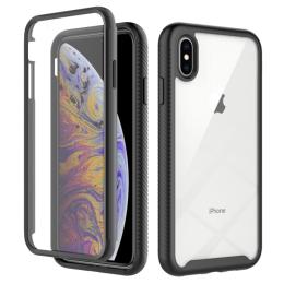  iPhone Xs Max Skal 360 Hybrid Defense Svart - Teknikhallen.se