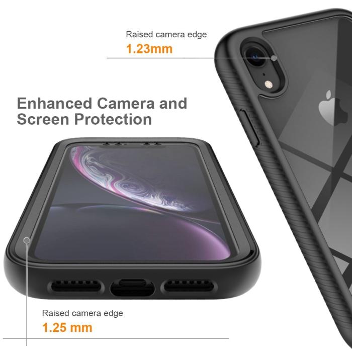 Bild 5,  iPhone XR Skal 360 Hybrid Defense Svart - Teknikhallen.se