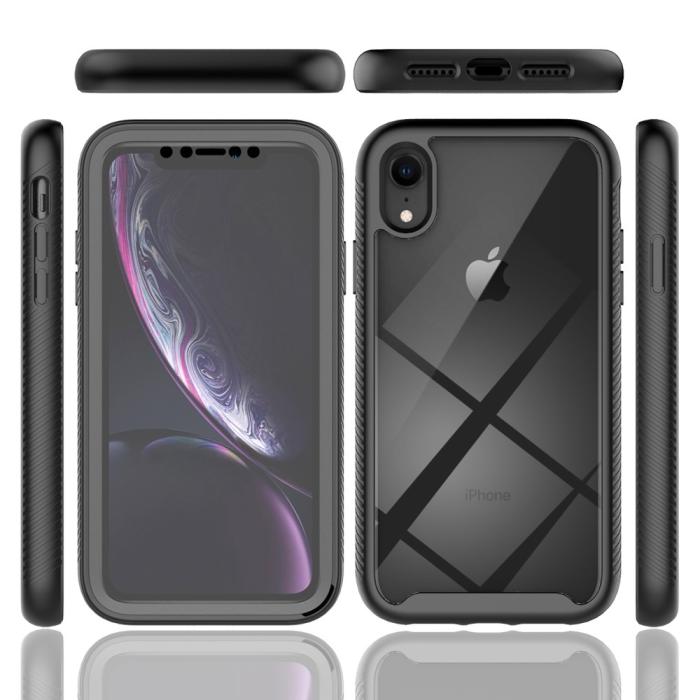 Bild 6,  iPhone XR Skal 360 Hybrid Defense Svart - Teknikhallen.se