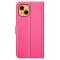  iPhone 13 Mini - Litchi Skin Läder Fodral - Rosa - Teknikhallen.se