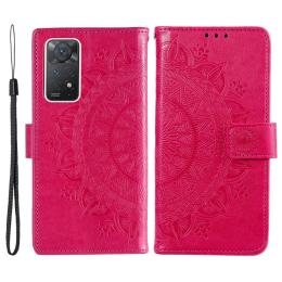  Xiaomi Redmi Note 11 Pro 5G Fodral Mandala Läder Rosa - Teknikhallen.se