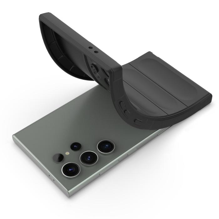 Bild 2,  Samsung Galaxy S24 Ultra Skal Magic Shield Svart - Teknikhallen.se