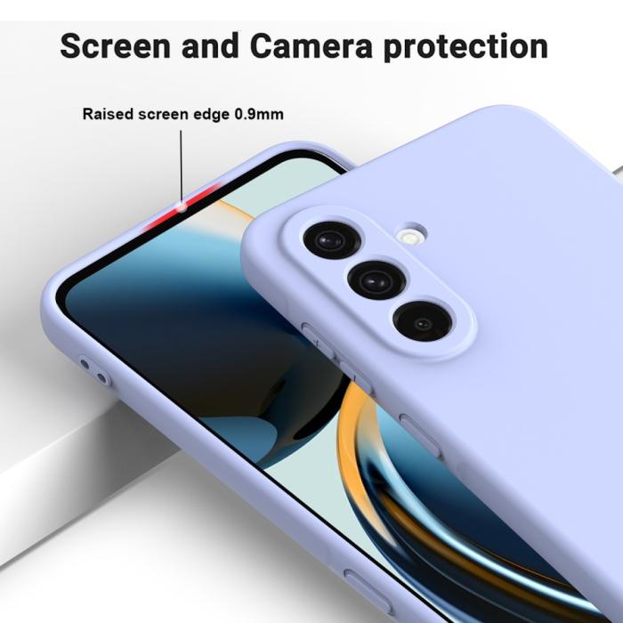 Bild 4,  Samsung Galaxy A26 5G Skal Liquid Silikon Lila - Teknikhallen.se