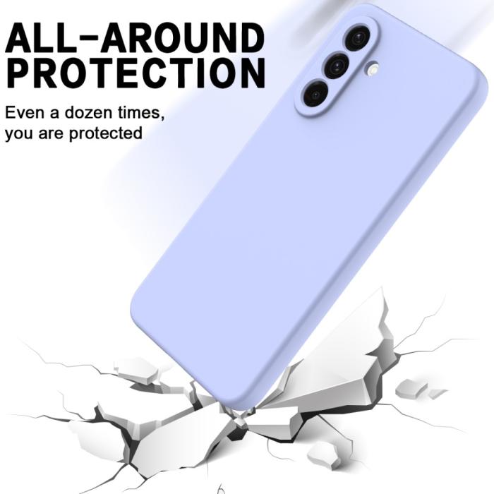 Bild 5,  Samsung Galaxy A26 5G Skal Liquid Silikon Lila - Teknikhallen.se