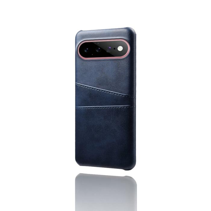 Bild 3,  Google Pixel 11/11 Pro Skal PU Läder Med 2 Kortfack Blå - Teknikhallen.se