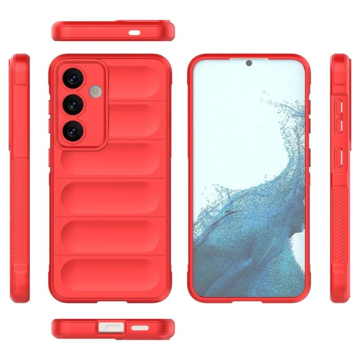 Bild 6,  Samsung Galaxy S24 Plus Skal Magic Shield TPU Röd - Teknikhallen.se