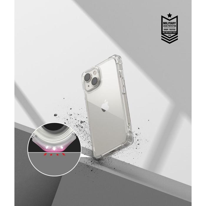Bild 6, Ringke Ringke iPhone 15 Plus / 14 Plus Skal Fusion Bumper Transparent - Teknikhallen.se