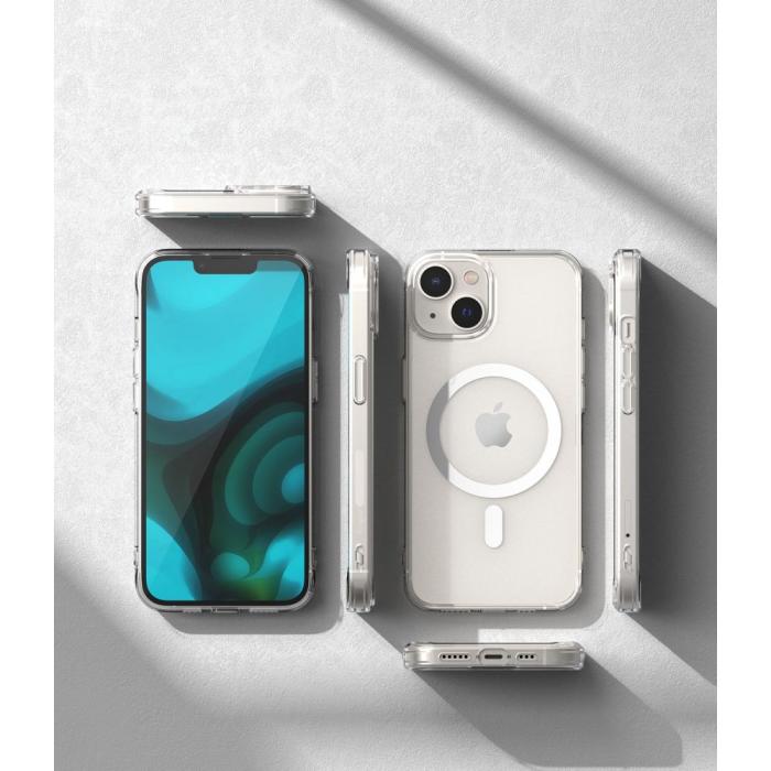 Bild 5, Ringke Ringke iPhone 15 Plus / 14 Plus Skal MagSafe Fusion Matt Transparent - Teknikhallen.se