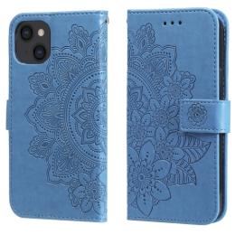  iPhone 14 Fodral Mandala Blomma Blå - Teknikhallen.se