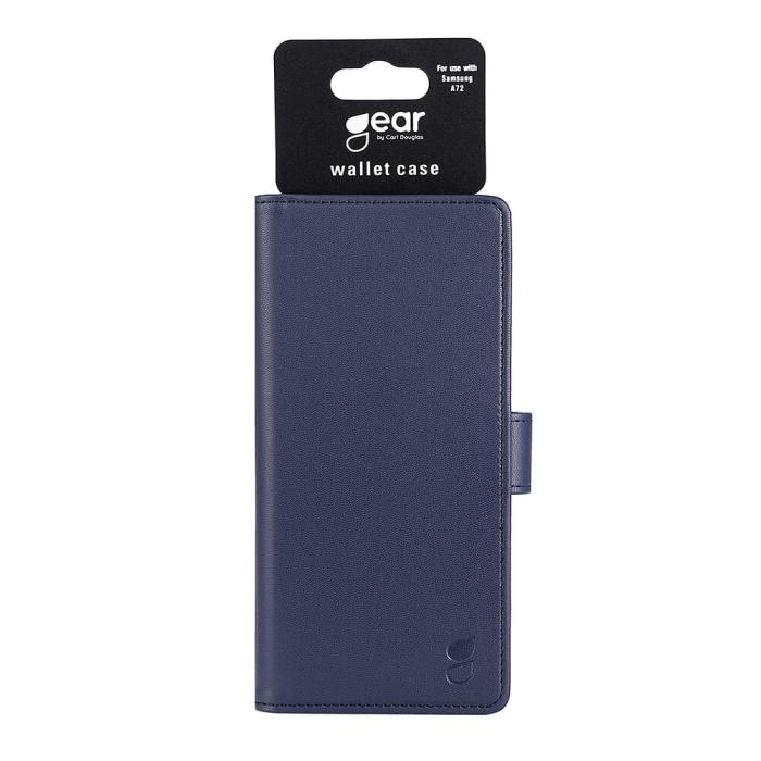Bild 2, Gear GEAR Samsung Galaxy A72 Fodral Läder Blå - Teknikhallen.se