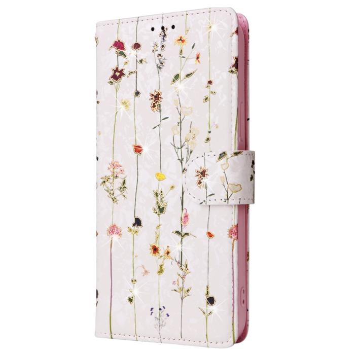 Bild 6,  iPhone 16 Pro Max Fodral Med Tryck Små Blommor RFID - Teknikhallen.se