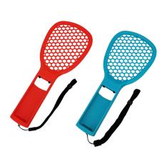 KJH KJH 2 st Tennis Racket f&ouml;r Nintendo Switch R&ouml;d/Bl&aring; - Teknikhallen.se