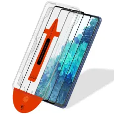  [2-PACK] Samsung S21 Sk&auml;rmskydd I H&auml;rdat Glas - Med Monteringsram - Teknikhallen.se