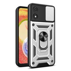  Motorola Moto E13 Skal CamShield Ring Silver - Teknikhallen.se