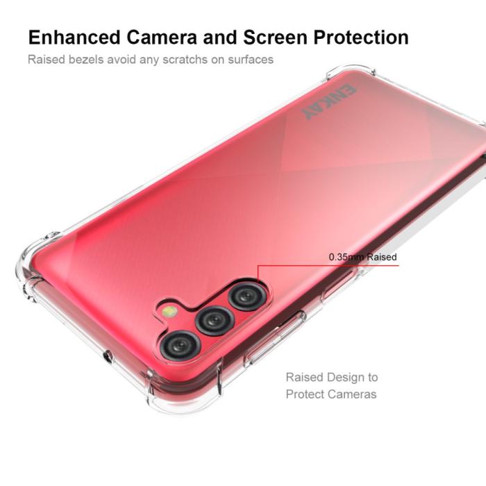 Bild 3, ENKAY ENKAY Samsung Galaxy A04s / A13 5G Skal Shockproof TPU Transparent - Teknikhallen.se