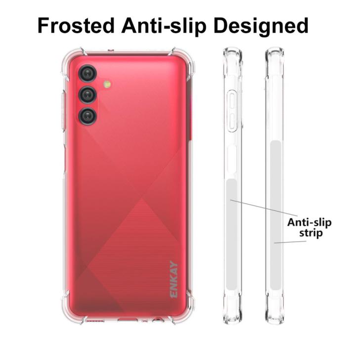 Bild 4, ENKAY ENKAY Samsung Galaxy A04s / A13 5G Skal Shockproof TPU Transparent - Teknikhallen.se