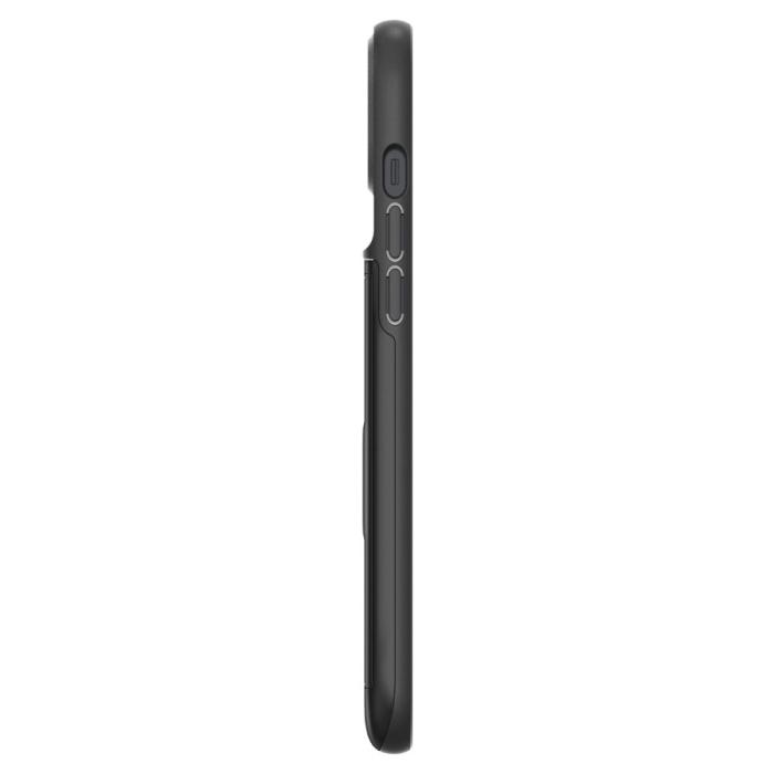 Bild 5, Spigen Spigen iPhone 15 Plus / 14 Plus Skal Slim Armor CS Svart - Teknikhallen.se