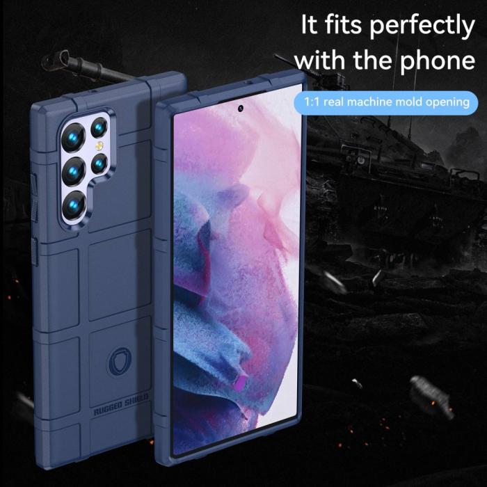 Bild 2,  Samsung Galaxy S23 Ultra Skal Robust Blå - Teknikhallen.se