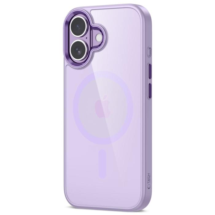 Bild 2, Tech-Protect Tech-Protect iPhone 17 Skal MagSafe MagMat Lavender / Clear - Teknikhallen.se