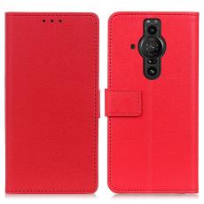  Sony Xperia Pro-I Fodral L&auml;der R&ouml;d - Teknikhallen.se
