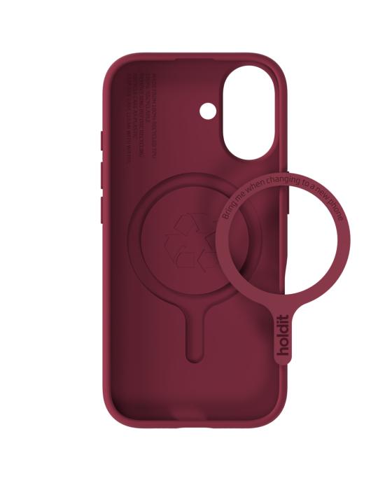 Bild 4, holdit holdit iPhone 17 Mobilskal Soft MagSafe Red Velvet - Teknikhallen.se
