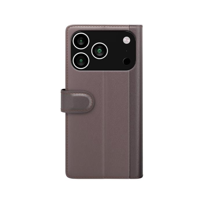 Bild 5,  iPhone 17 Pro Fodral Premium Äkta Läder Brun - Teknikhallen.se