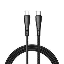 MCDODO MCDODO Snabbladdare 1.2m USB-C - USB-C Nylon Kabel - Svart - Teknikhallen.se