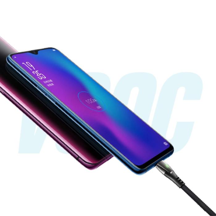 Bild 3, MCDODO Mcdodo 100W 6A Super Charge Type-C 1.5m Nylon Kabel Svart - Teknikhallen.se
